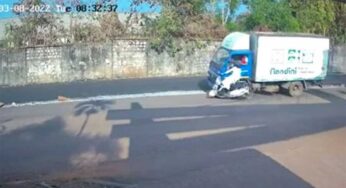 Viral Video : వామ్మో.. ట్ర‌క్కు ఢీకొన‌డంతో గాల్లో ఎగిరి ప‌డిన మ‌హిళ‌.. త‌రువాత ఏమైందంటే..?