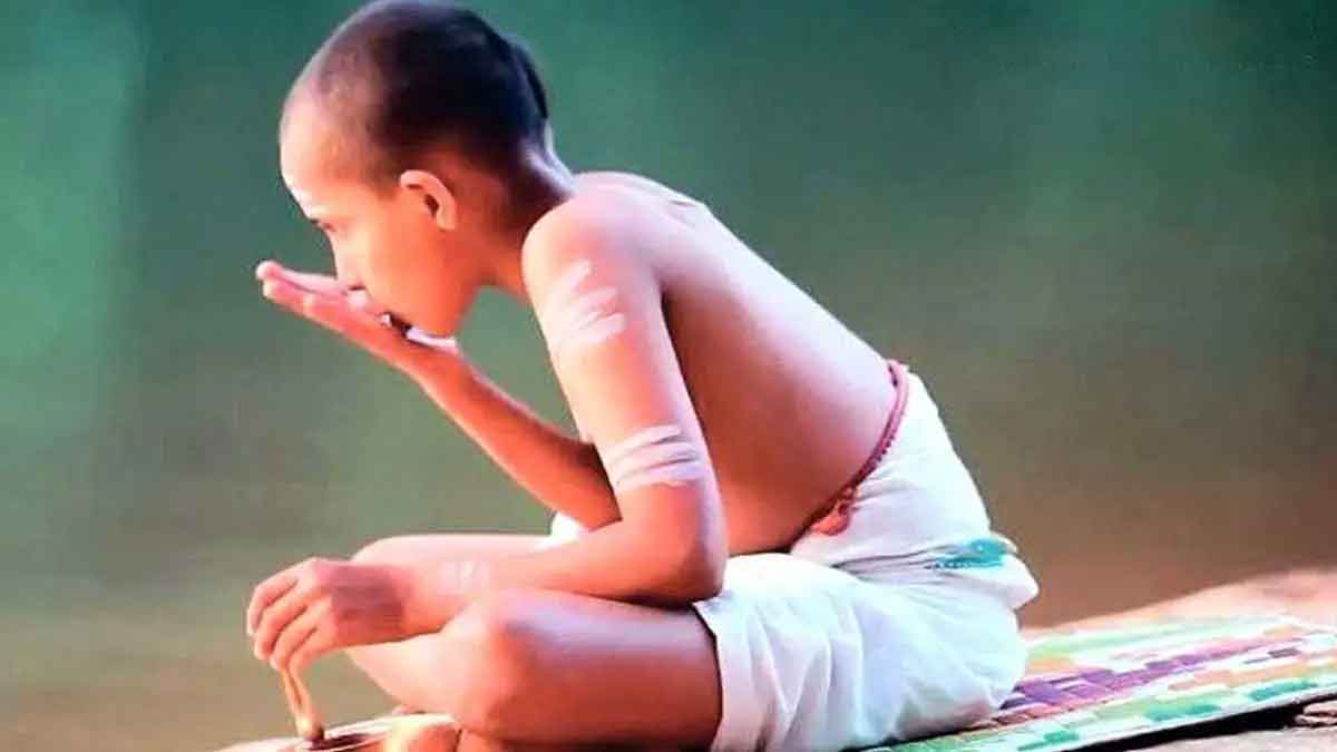 why we have to do achamanam 