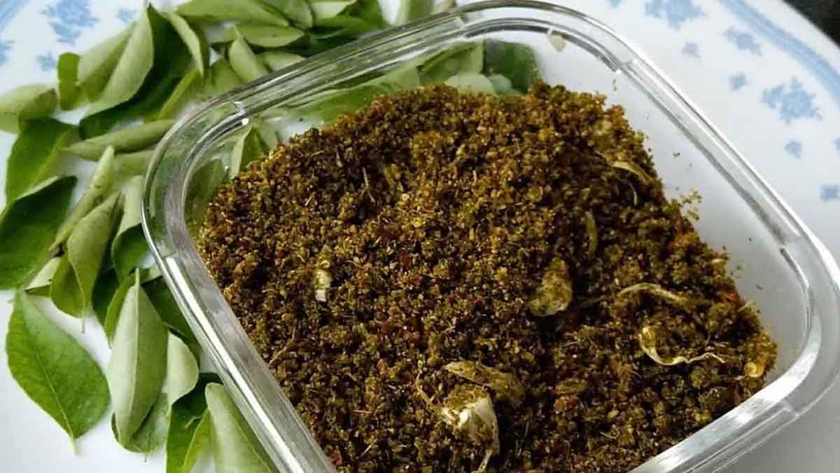 how to make karivepaku karam at home easy steps 