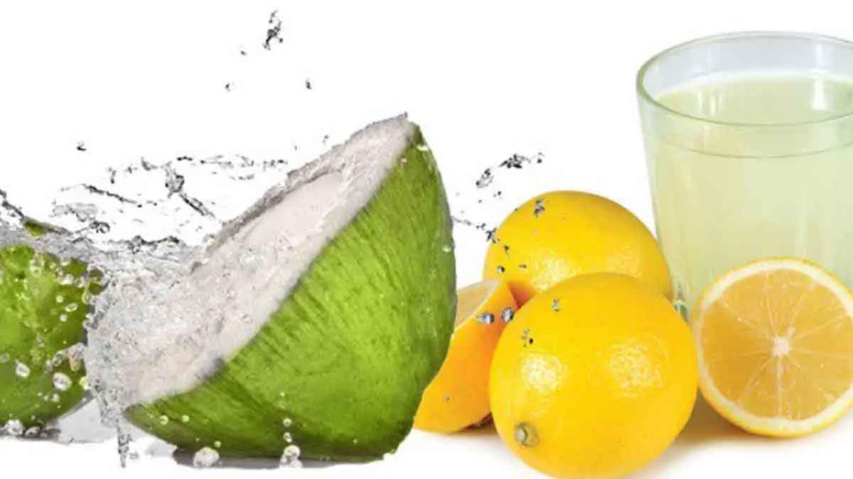 lemon juice and coconut water which one is more effective 