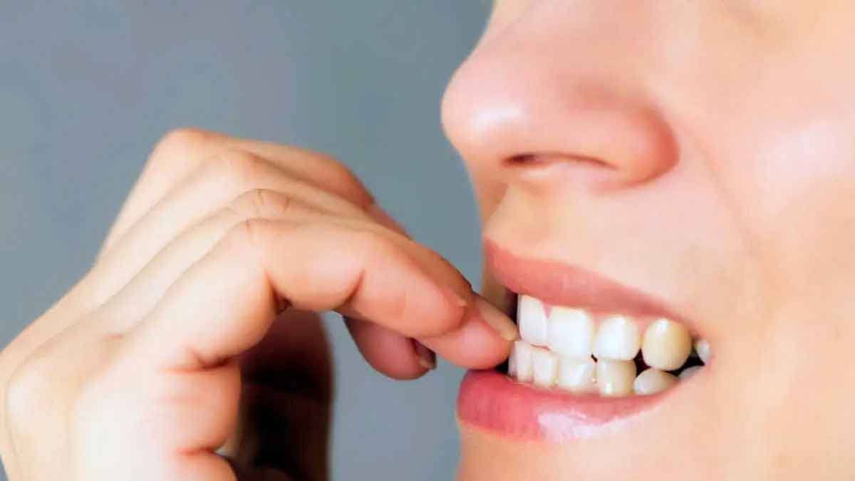nail biting is very dangerous do not do like that 
