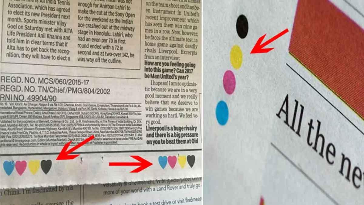 do you know about these dots on news papers 