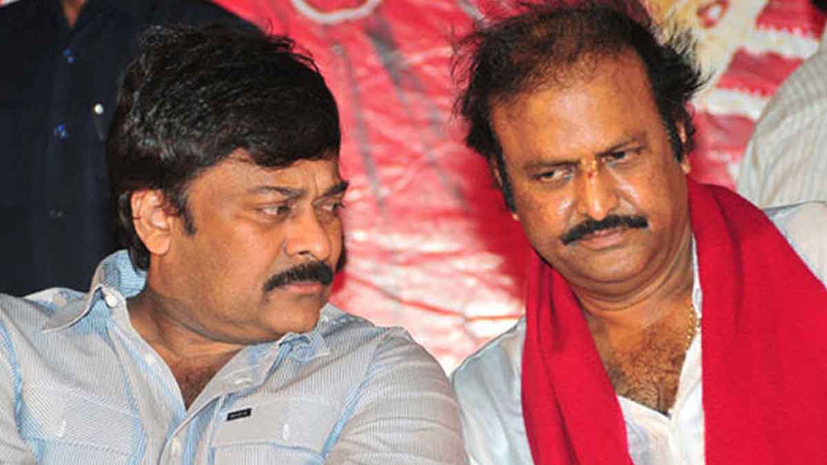 which chiranjeevi movie flopped because of mohan babu movie 