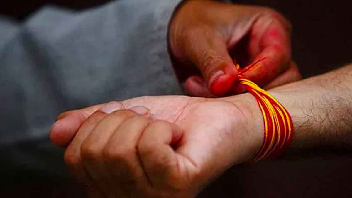 do you know why mouli thread is tied 