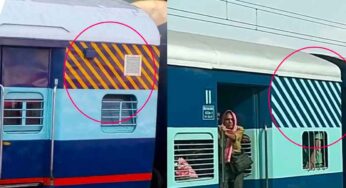 రైలు భోగి పై తెలుగు,పసుపు గీతలకి అర్థం ఏంటి ?