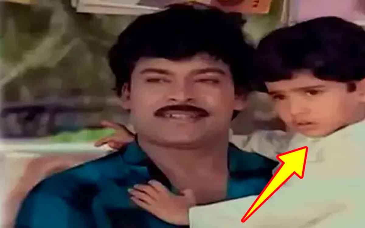 who is this child artist in chiranjeevi hands 