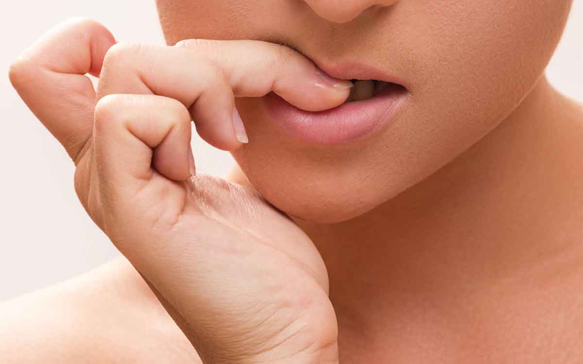 why do some people bite nails 